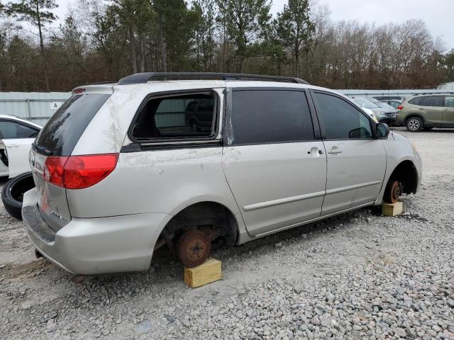 5TDZK23C97S077993 - 2007 TOYOTA SIENNA CE SILVER photo 3