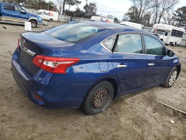 3N1AB7AP5JY205679 - 2018 NISSAN SENTRA S BLUE photo 3