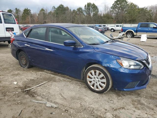 3N1AB7AP5JY205679 - 2018 NISSAN SENTRA S BLUE photo 4