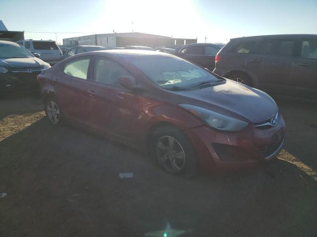 5NPDH4AE1EH455512 - 2014 HYUNDAI ELANTRA SE RED photo 4