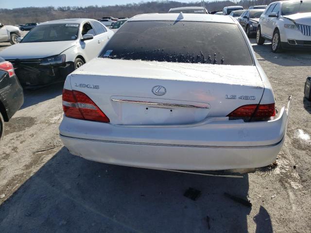 JTHBN30F720071469 - 2002 LEXUS LS 430 WHITE photo 6