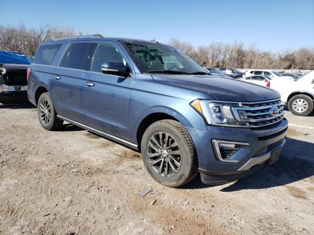 1FMJK2AT7KEA28897 - 2019 FORD EXPEDITION MAX LIMITED BLUE photo 4