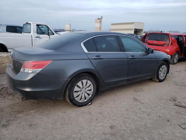 1HGCP25378A093761 - 2008 HONDA ACCORD LX CHARCOAL photo 3