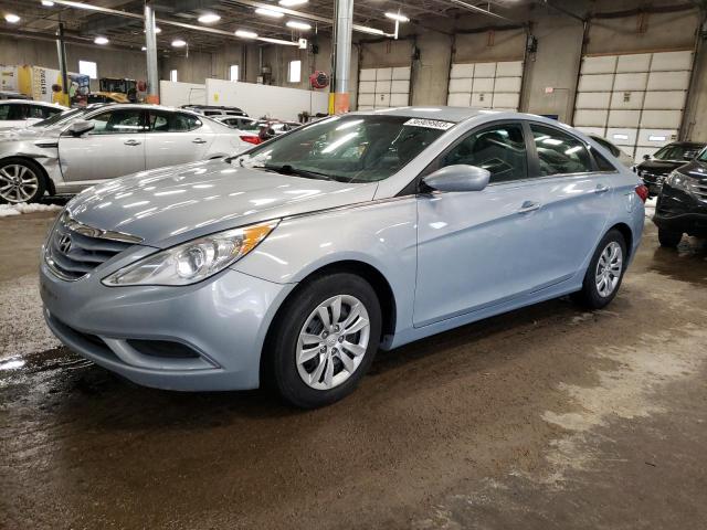 5NPEB4AC0CH376575 - 2012 HYUNDAI SONATA GLS BLUE photo 1