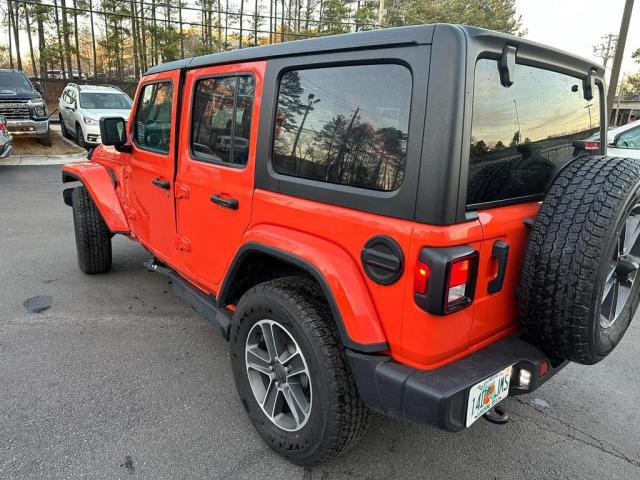 1C4HJXEG7PW673552 - 2023 JEEP WRANGLER SAHARA ORANGE photo 6