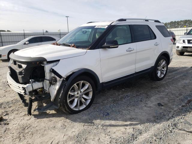 1FM5K7D85DGA20262 - 2013 FORD EXPLORER XLT WHITE photo 1