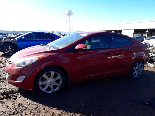 KMHDH4AE2DU560883 - 2013 HYUNDAI ELANTRA GLS RED photo 1