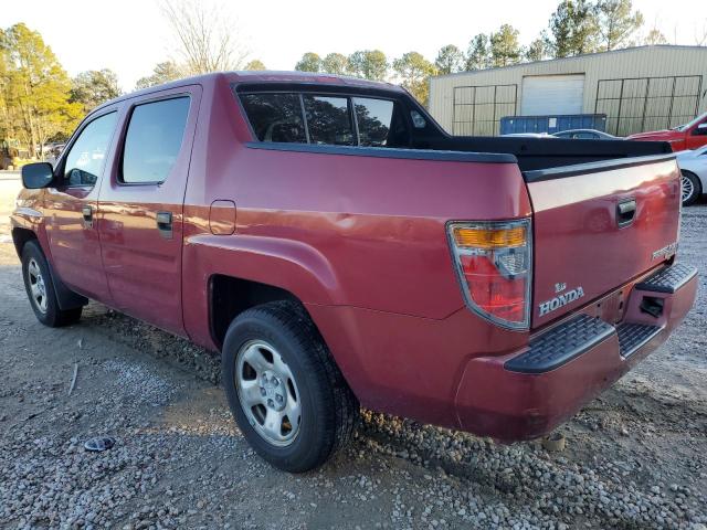 2HJYK16236H562051 - 2006 HONDA RIDGELINE RT RED photo 2