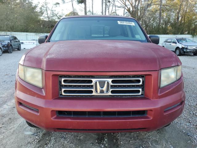 2HJYK16236H562051 - 2006 HONDA RIDGELINE RT RED photo 5