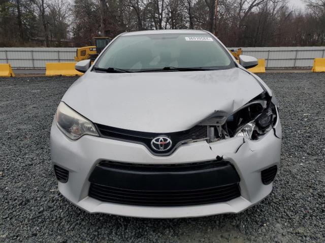 2T1BURHE8EC065886 - 2014 TOYOTA COROLLA L WHITE photo 5