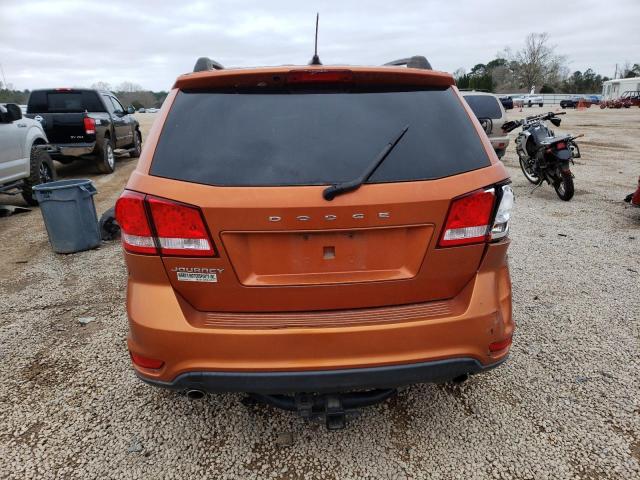 3D4PG1FG3BT549267 - 2011 DODGE JOURNEY MAINSTREET ORANGE photo 6