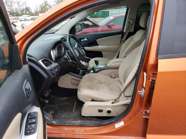 3D4PG1FG3BT549267 - 2011 DODGE JOURNEY MAINSTREET ORANGE photo 7