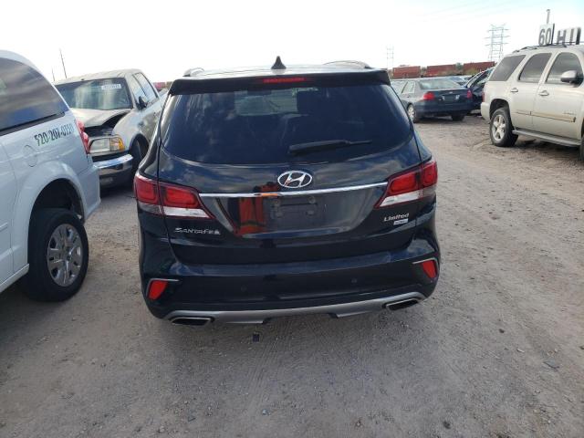 KM8SR4HFXHU214301 - 2017 HYUNDAI SANTA FE SE ULTIMATE BLACK photo 6