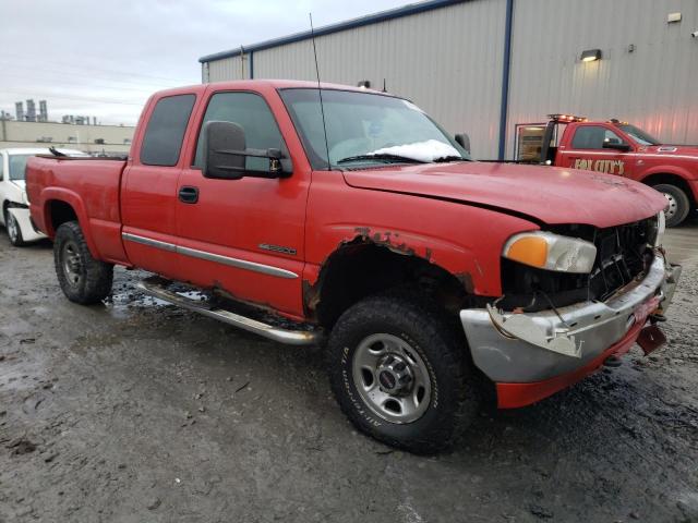 1GTGK29U41Z292033 - 2001 GMC NEW SIERRA K2500 RED photo 4