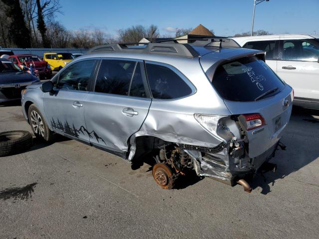 4S4BSENC5H3244445 - 2017 SUBARU OUTBACK 3.6R LIMITED SILVER photo 2