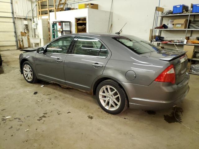 3FAHP0JG9CR301886 - 2012 FORD FUSION SEL GRAY photo 2