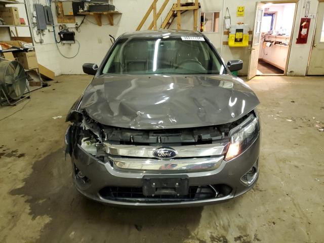 3FAHP0JG9CR301886 - 2012 FORD FUSION SEL GRAY photo 5