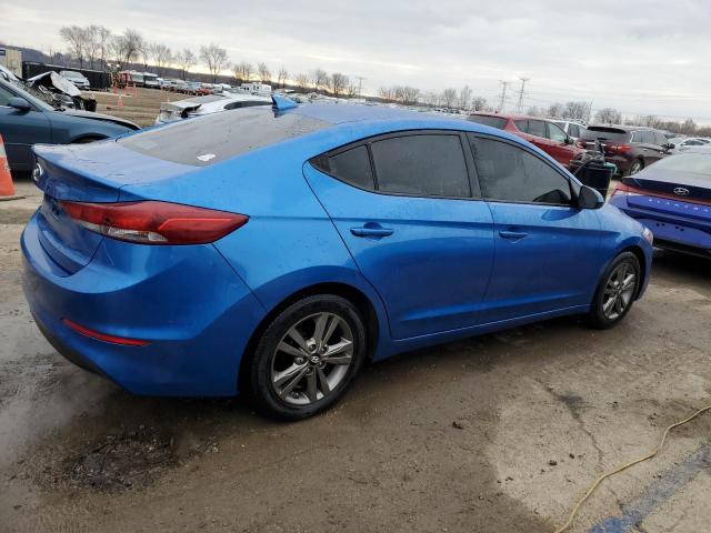 5NPD84LF5HH041109 - 2017 HYUNDAI ELANTRA SE BLUE photo 3