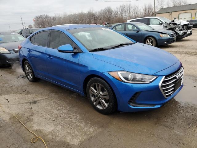 5NPD84LF5HH041109 - 2017 HYUNDAI ELANTRA SE BLUE photo 4