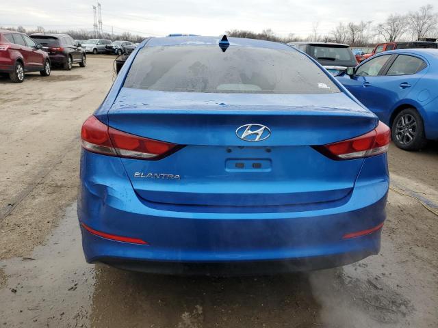 5NPD84LF5HH041109 - 2017 HYUNDAI ELANTRA SE BLUE photo 6