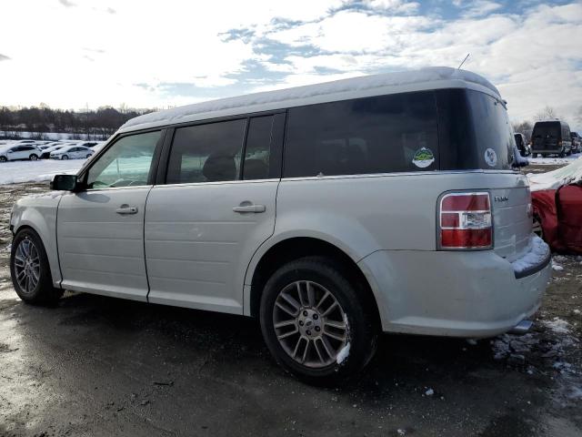 2FMHK6C80DBD10408 - 2013 FORD FLEX SEL WHITE photo 2