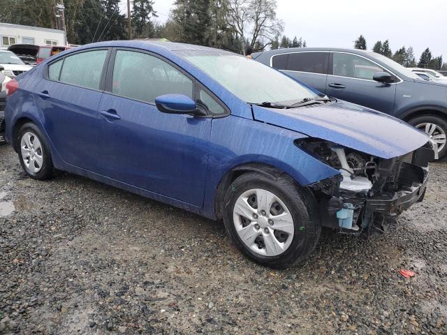 3KPFK4A74HE115579 - 2017 KIA FORTE LX BLUE photo 4