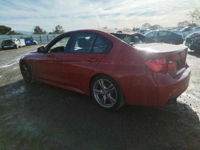 WBA3C1C55DF438028 - 2013 BMW 328 I SULEV RED photo 2