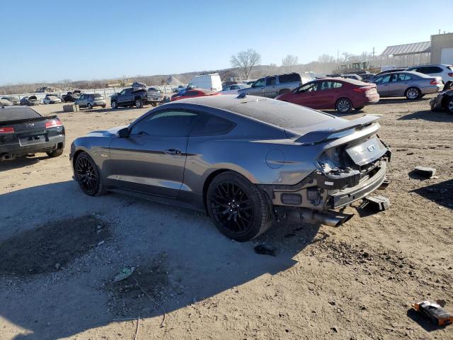 1FA6P8CFXM5107074 - 2021 FORD MUSTANG GT GRAY photo 2