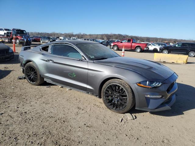 1FA6P8CFXM5107074 - 2021 FORD MUSTANG GT GRAY photo 4