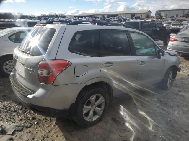 JF2SJADC6FH496224 - 2015 SUBARU FORESTER 2.5I PREMIUM SILVER photo 3