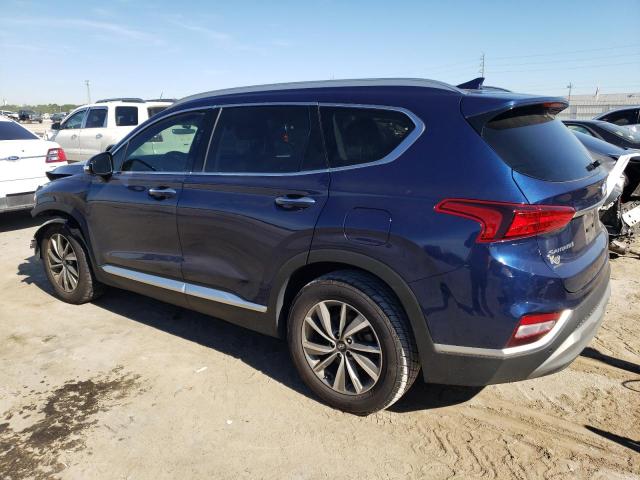 5NMS53AD6KH001671 - 2019 HYUNDAI SANTA FE LIMITED BLUE photo 2