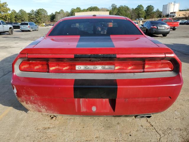 2C3CDYAG3DH518069 - 2013 DODGE CHALLENGER SXT RED photo 6