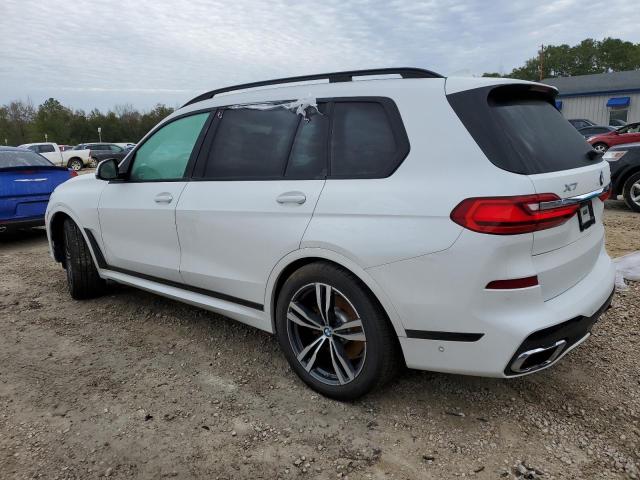 5UXCX4C57KLS38290 - 2019 BMW X7 XDRIVE50I WHITE photo 2