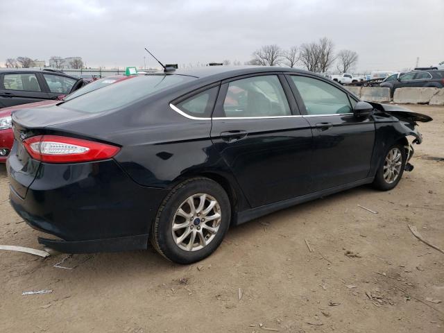 3FA6P0G71GR212026 - 2016 FORD FUSION S BLACK photo 3