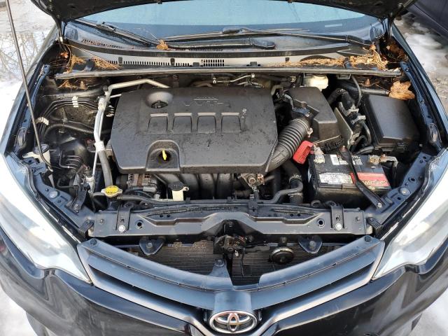 5YFBURHE9FP269968 - 2015 TOYOTA COROLLA L BLACK photo 11