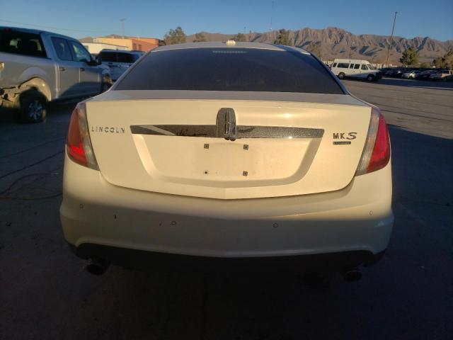 1LNHL9FT1CG806243 - 2012 LINCOLN MKS WHITE photo 6