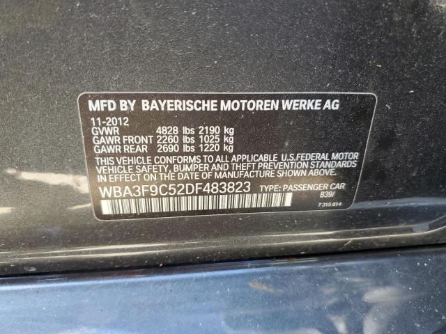 WBA3F9C52DF483823 - 2013 BMW ACTIVEHYBR GRAY photo 12