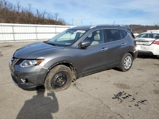 KNMAT2MV3GP597031 - 2016 NISSAN ROGUE S GRAY photo 1