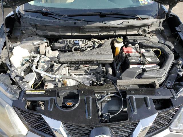 KNMAT2MV3GP597031 - 2016 NISSAN ROGUE S GRAY photo 11