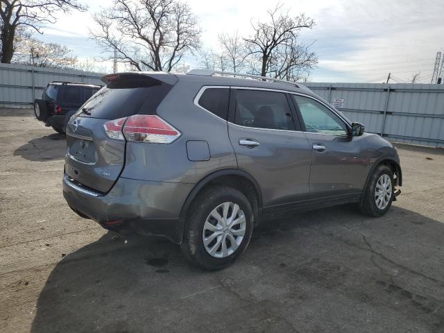 KNMAT2MV3GP597031 - 2016 NISSAN ROGUE S GRAY photo 3