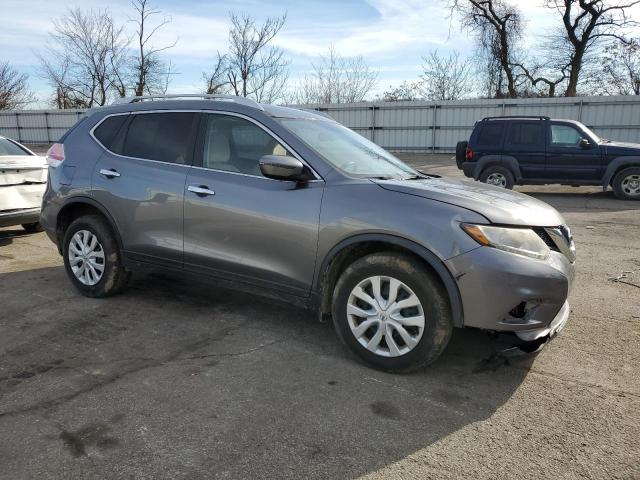 KNMAT2MV3GP597031 - 2016 NISSAN ROGUE S GRAY photo 4