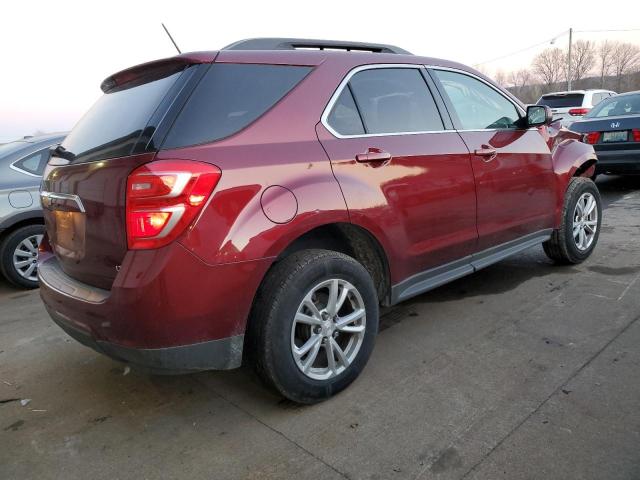 2GNALCEK6H1509105 - 2017 CHEVROLET EQUINOX LT RED photo 3