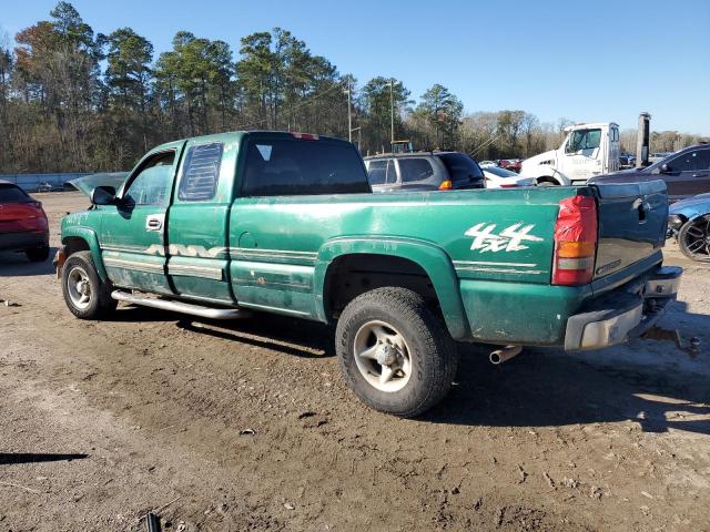 1GCGK29U2XE172702 - 1999 CHEVROLET SILVERADO K2500 GREEN photo 2