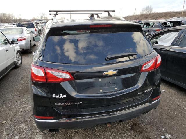 2GNAXWEX2J6151818 - 2018 CHEVROLET EQUINOX PREMIER BLACK photo 6