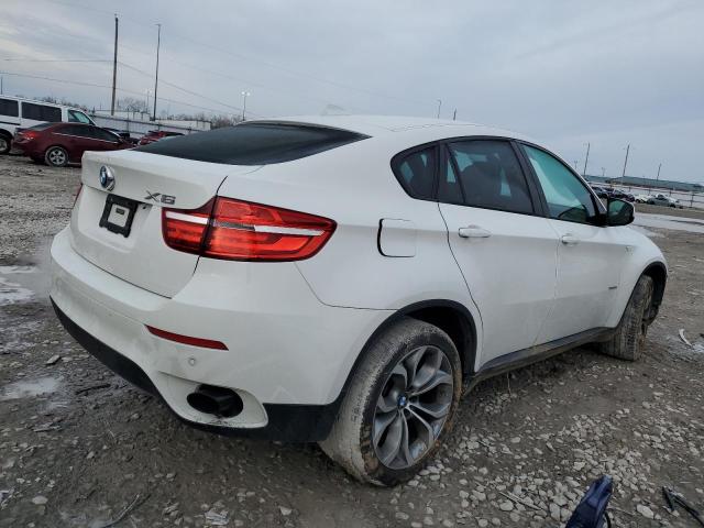 5UXFG2C58E0H09874 - 2014 BMW X6 XDRIVE35I WHITE photo 3