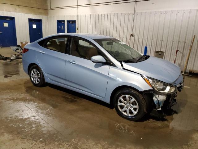 KMHCT4AE0EU744960 - 2014 HYUNDAI ACCENT GLS BLUE photo 4