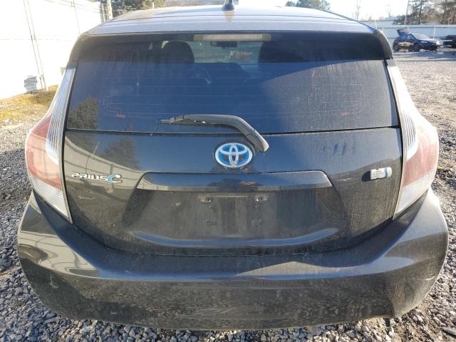 JTDKDTB38F1091348 - 2015 TOYOTA PRIUS C BLACK photo 6