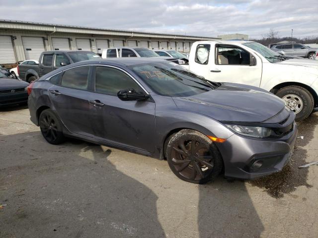 2HGFC2F8XLH537552 - 2020 HONDA CIVIC SPORT GRAY photo 4