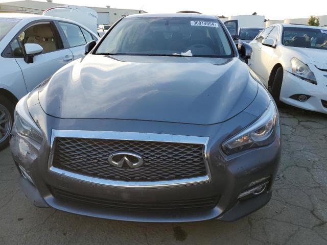 JN1BV7AP0FM354846 - 2015 INFINITI Q50 BASE GRAY photo 5