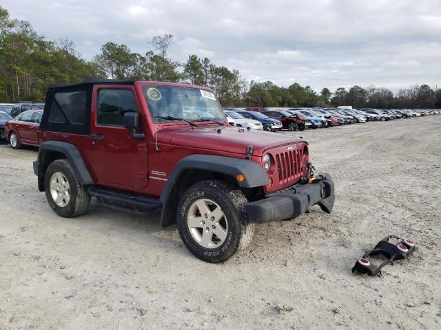 1C4AJWAG9DL606983 - 2013 JEEP WRANGLER SPORT RED photo 4